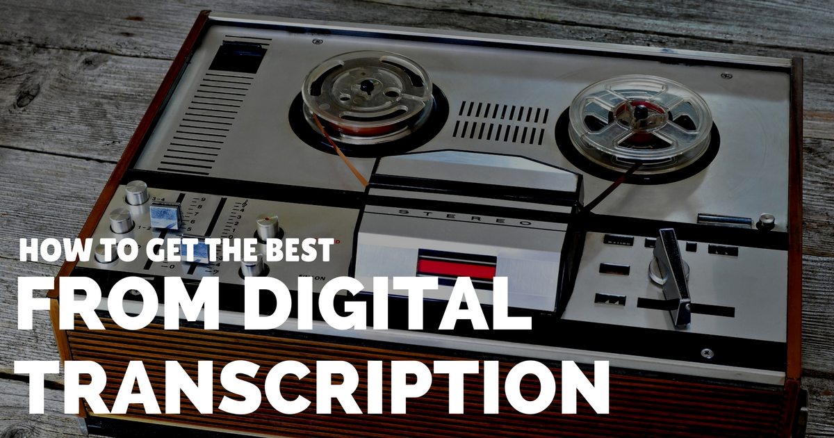 How to get the best from a digital transcription virtual assistant | © Oneresource