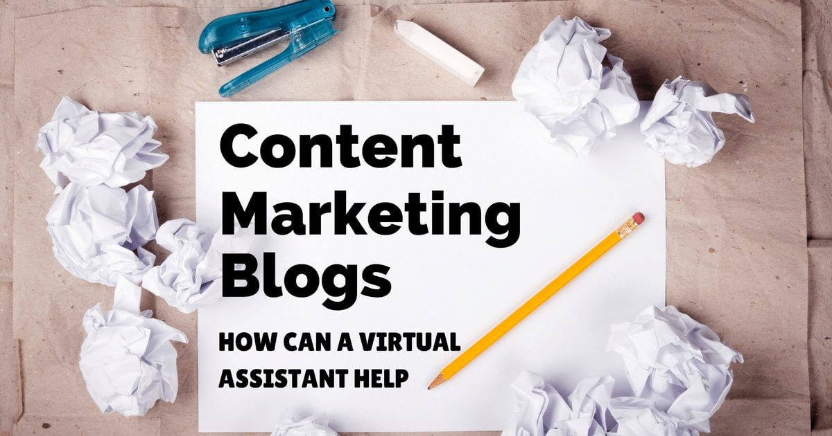 Content marketing blogs - how can a virtual assistant help you with yours | © Oneresource