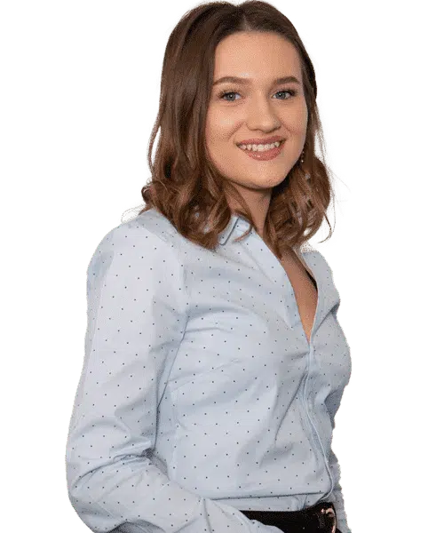 Picture of a Oneresource virtual assistant providing  expense management for small business next to list of services provided by Oneresource